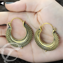 Brass Earring 226