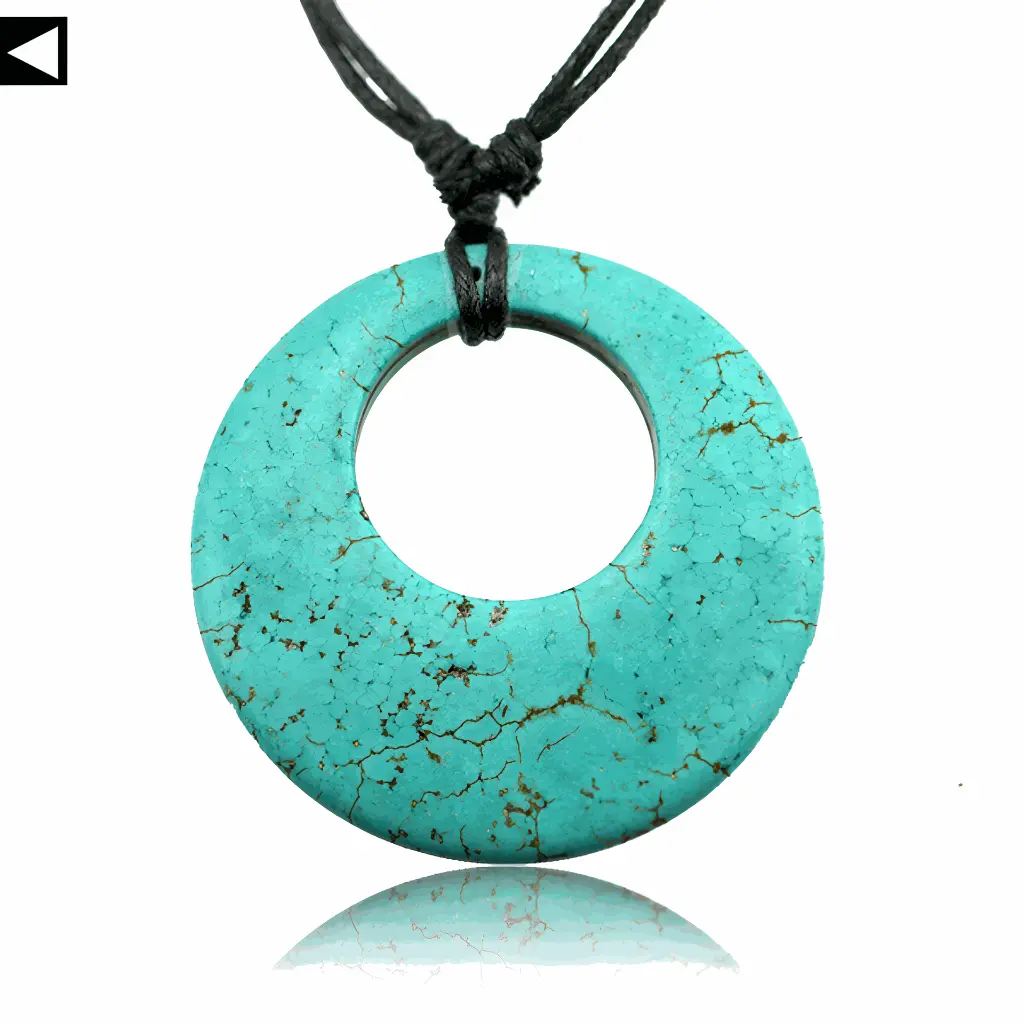 Turquoise Disc Necklace 011.webp