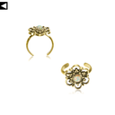 White Opal Toe Ring 033