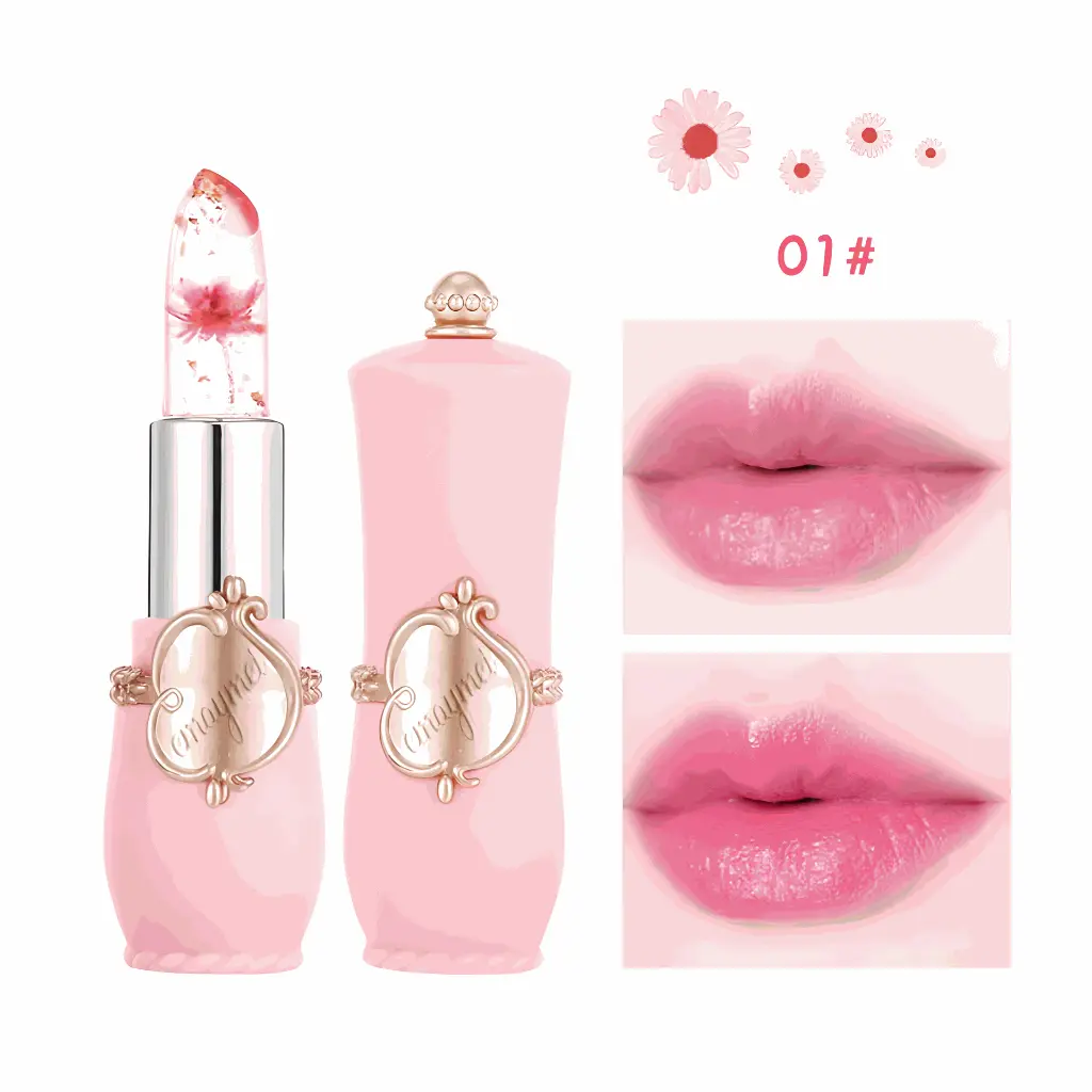 Screenshot 2024-09-02 at 17-51-51 Hot Sale Temperature Color Changing Transparent Kissproof Lipstick Flower Jelly Lipstick With Gold Foil - Buy Transparent Change Color Lipstick temperature Color Changing Lipstick flower Jelly Lipstick Product on[...].webp