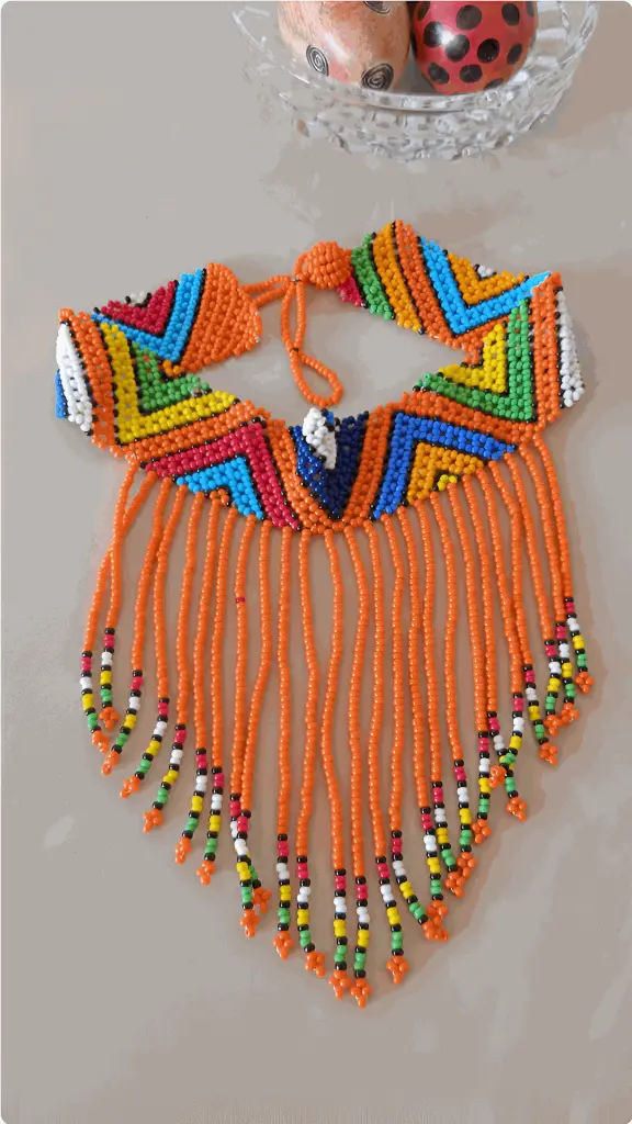 Screenshot 2024-11-09 at 16-16-26 ON SALE Zulu Beaded Choker Necklace African Choker Necklace Beaded Necklace for Women Tassel Necklace Fringe Necklace Christmas Gift - Etsy.webp