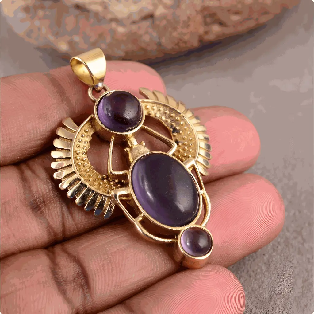 Screenshot 2024-12-08 at 19-29-17 Golden Scarab Necklace Amethyst Pendant Talisman Third Eye Hypoallergenic Brass Boho Inca Ethnic Illuminati - Etsy.webp