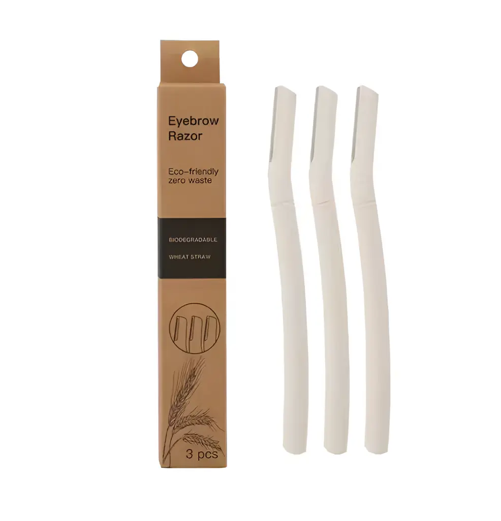 Screenshot 2024-12-30 at 20-00-58 Eco-friendly Eyebrow Trimmer Biodegradable Wheat Straw Dermaplaning Tool Face Eyebrow Razor With Precision Cover - Buy Women Dermaplaning Facial Eyebrow Razor Wheat Straw Material Biodegradable Eyebrow Trimmer Wo[...].webp