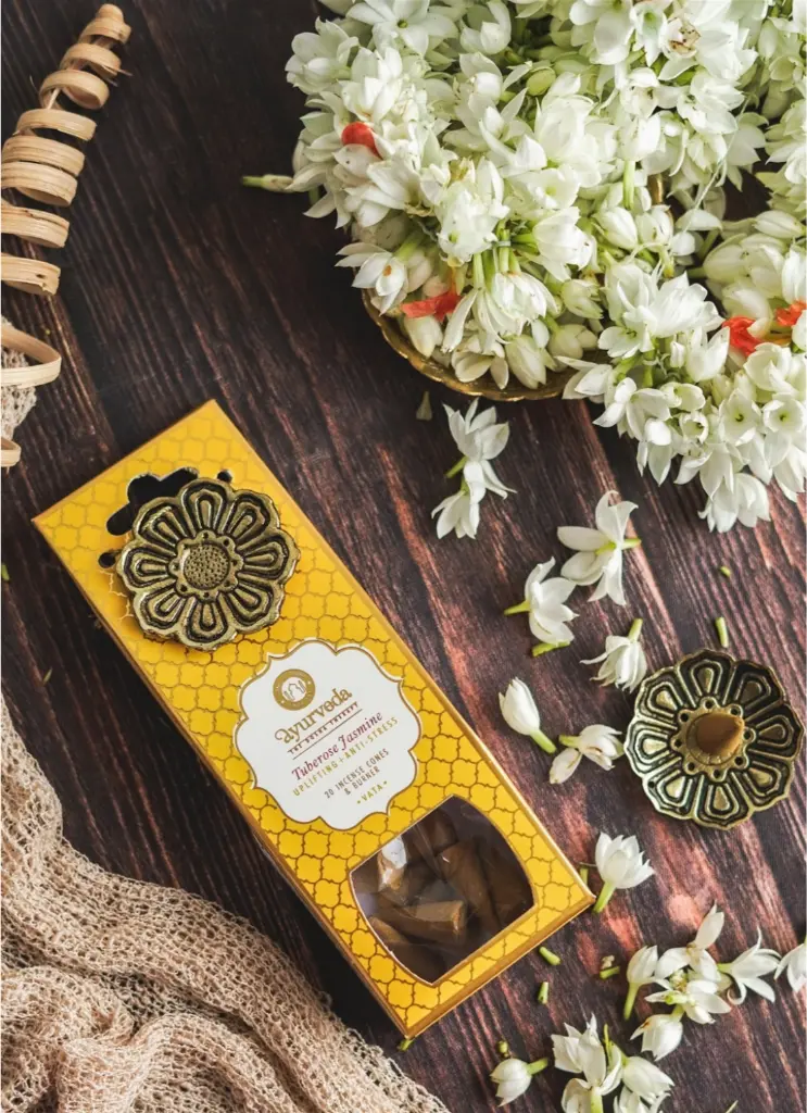 Screenshot 2025-01-31 at 13-10-55 Ayurveda Cones - Tuberose Jasmine - Faire.webp