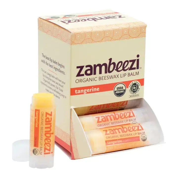 Tangerine Organic Beeswax Lip Balm 1.webp