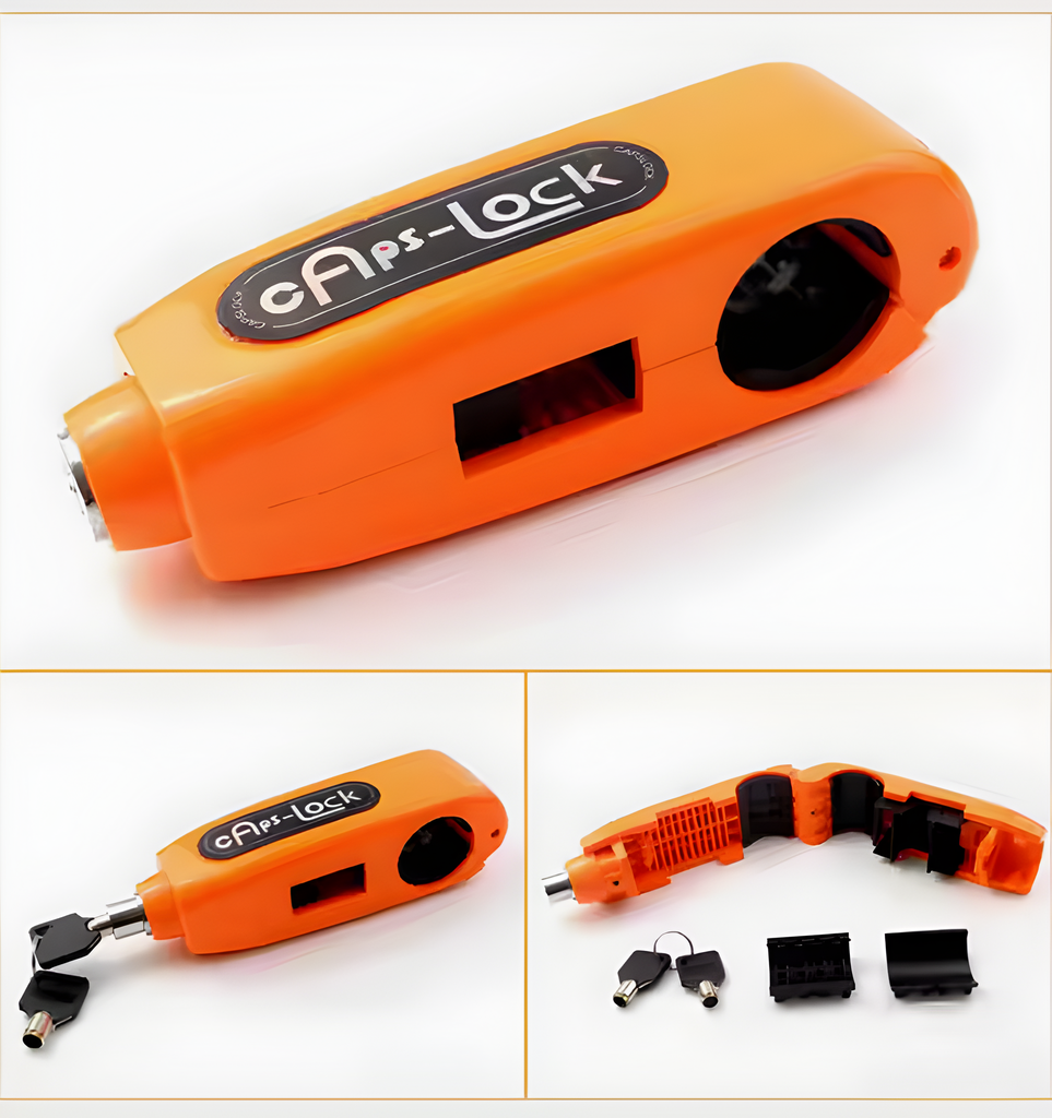 Motorcycle Grip Lock (orange)