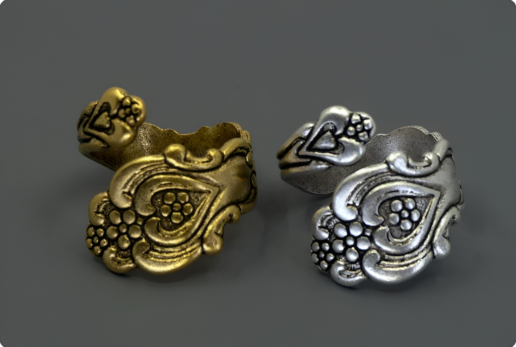 Spoon Brass Ring gold