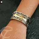 Greek Thread Brass Bangle