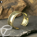 Braded Brass Bangle