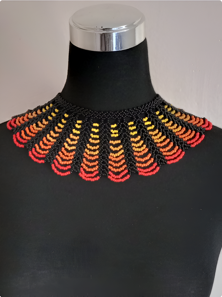 Sunset Beaded Necklace