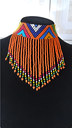 Orange Beaded Choker