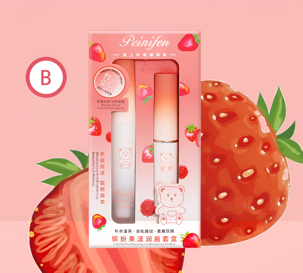 Strawberry Lip Stick & Lip Balm