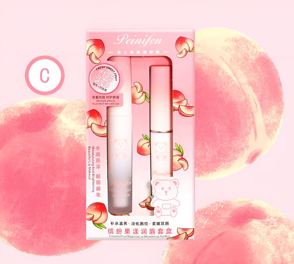 Peach Lip Stick & Lip Balm