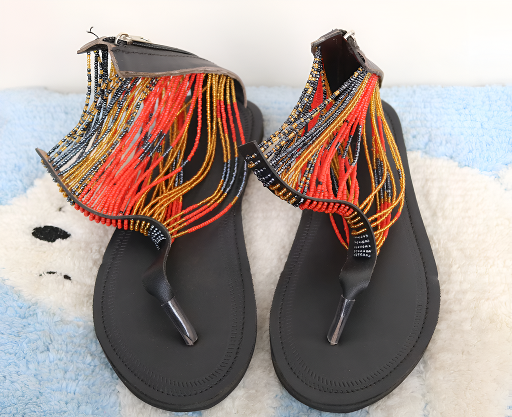 Boho Beaded Sandals