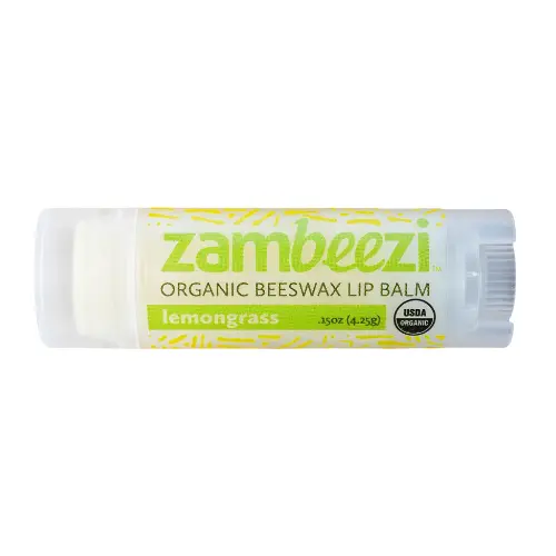 Lemongrass Organic Beeswax Lip Balm