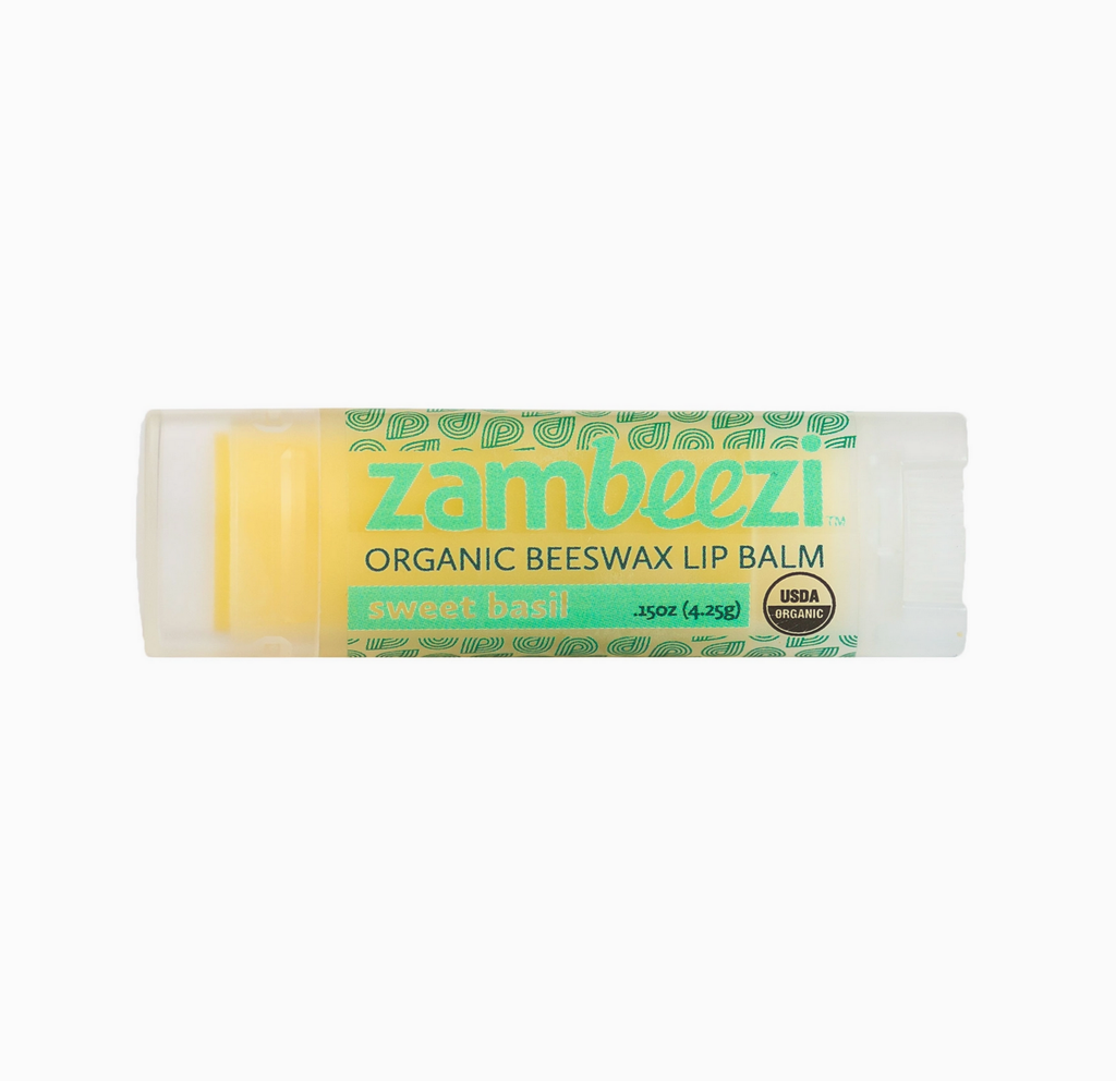Sweet Basil Organic Beeswax Lip Balm