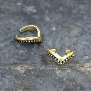 Venus Ear Cuff / Brass Dread Lock Bead