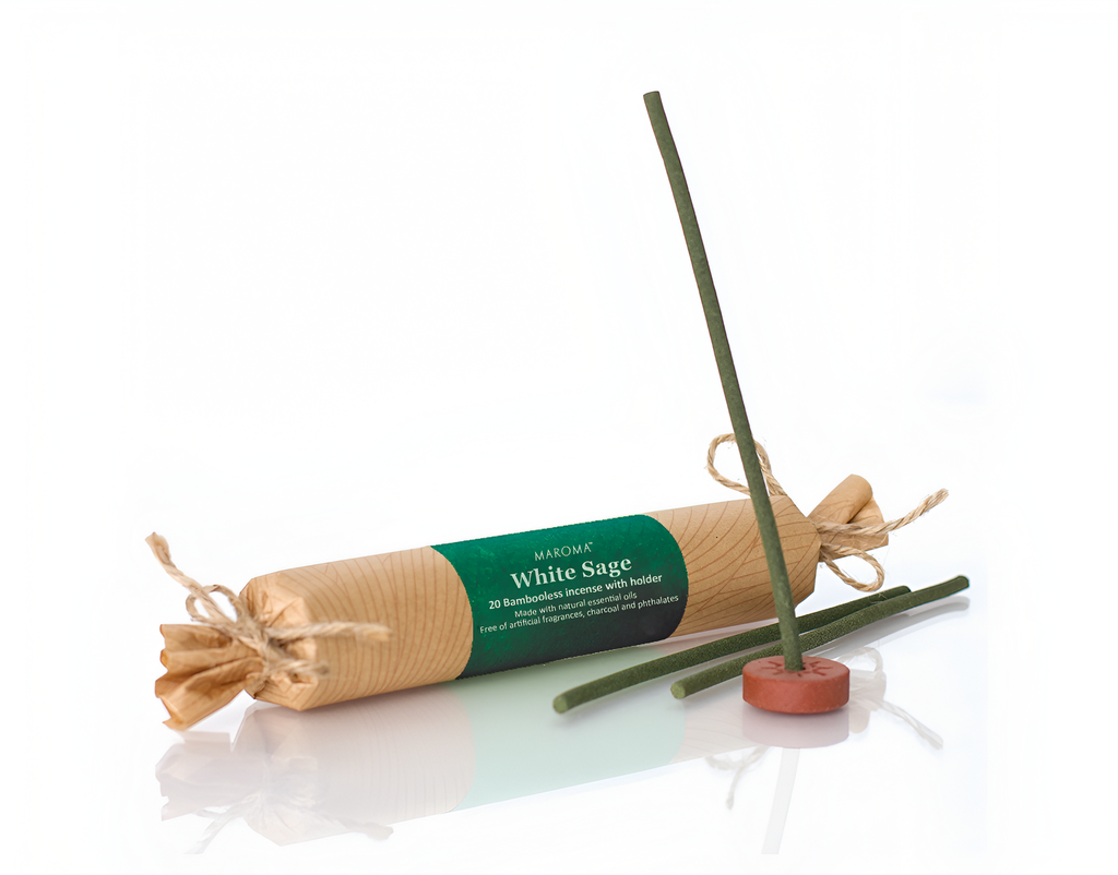 Maroma White Sage Incense | 20pc + Holder