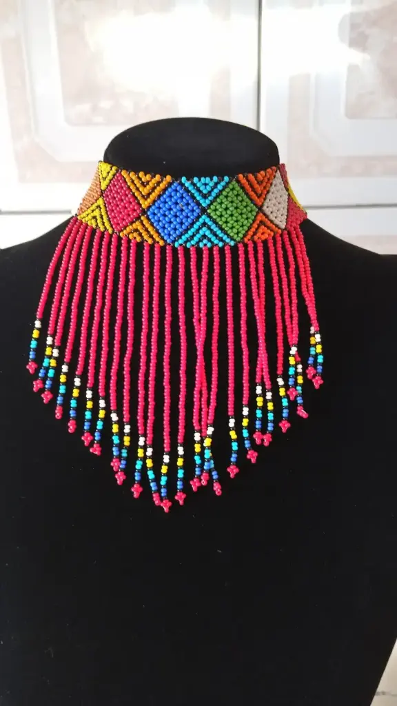 Red Beaded Choker