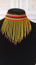Yellow Beaded Choker