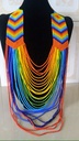 Multi Color Long Beaded Necklace