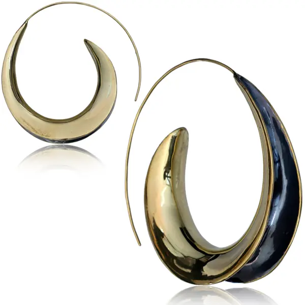 Black Patina Brass Piercing