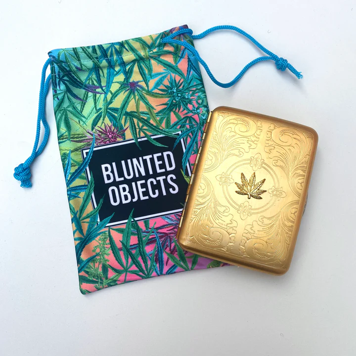 Baroque Gold Embellished Joint Carrying Case