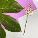 Cannabis Leaf Smoking Wand