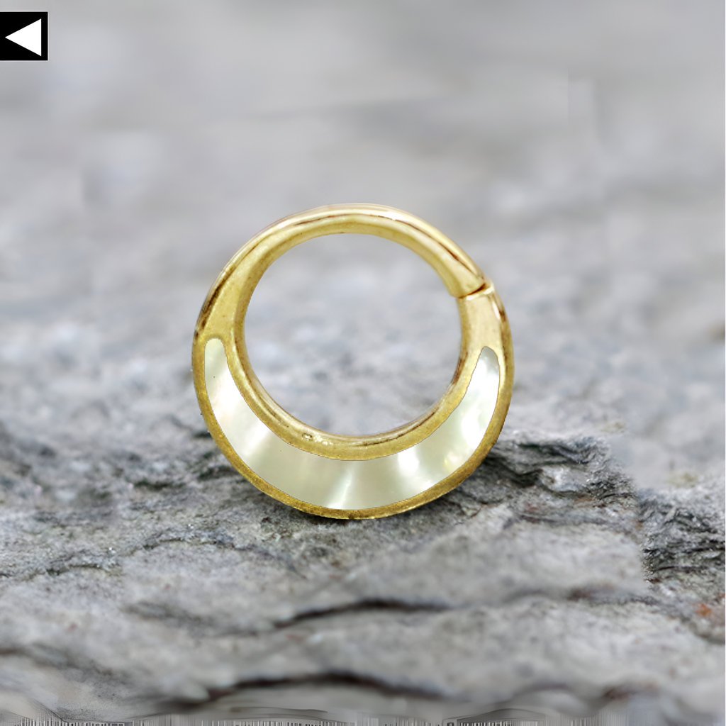 Mother Of Pearl Septum Ring