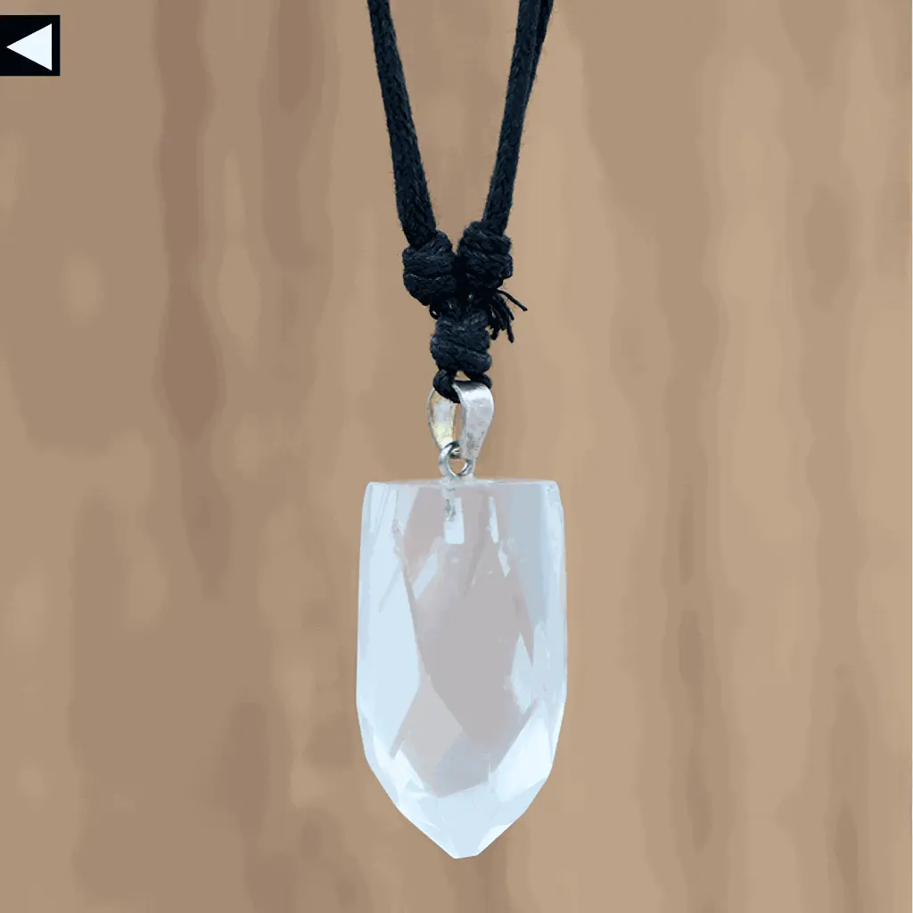 Quartz Crystal Necklace 007