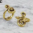 Brass Spiral Ring