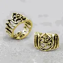 Om Bras Finger Ring