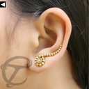 White Opal Earstud