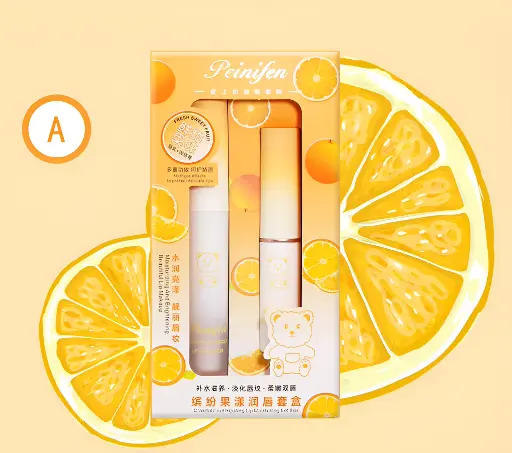 Orange Colorful Watery Lip Set