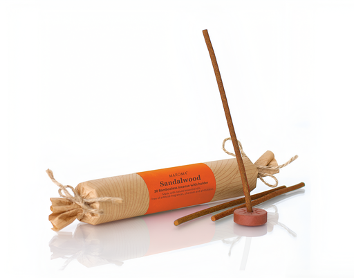 Maroma Sandalwood Incense | 20pc + Holder