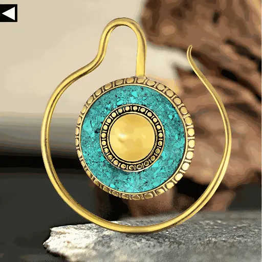 Turquoise Earweight